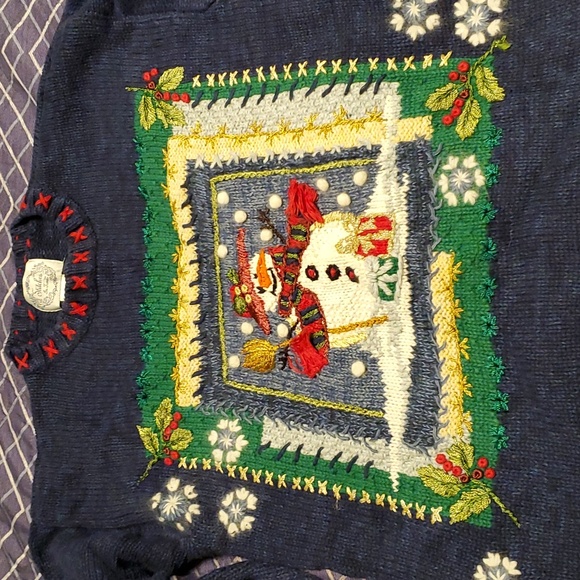 Stitches in time snowman sweater - Picture 3 of 4